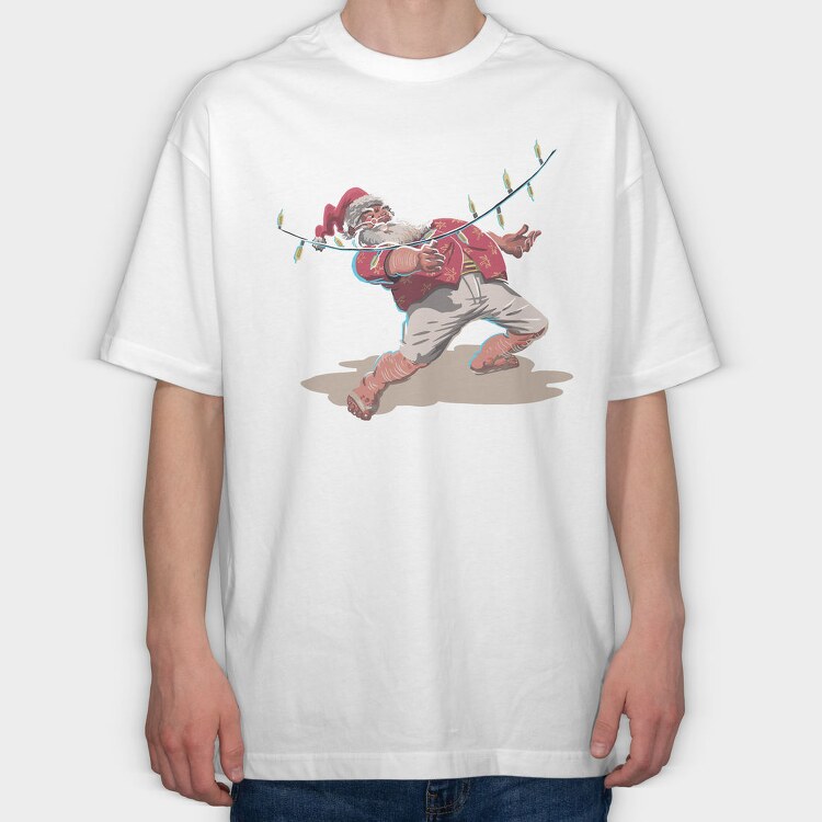 Santa Limbo, Tricou Oversize Barbati (Unisex)