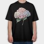 Hydrangea Flowers Wm, Tricou Oversize Barbati (Unisex)