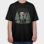 Just Waiting For Christmas, Tricou Oversize Barbati (Unisex)