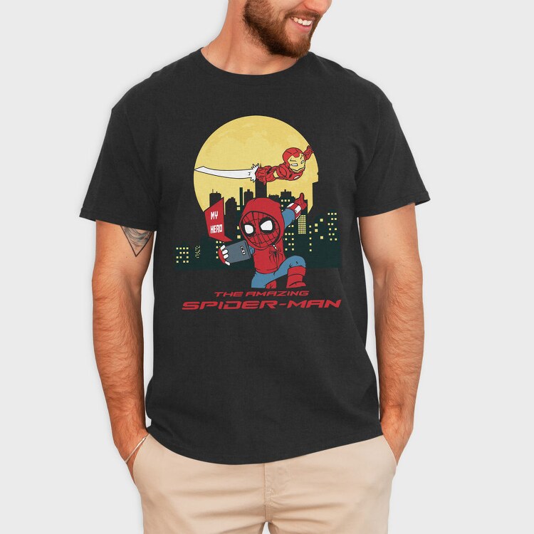 Spiderman My Hero, Tricou Barbati (Unisex)