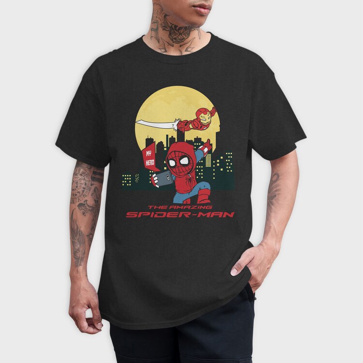Spiderman My Hero, Tricou Barbati (Unisex)