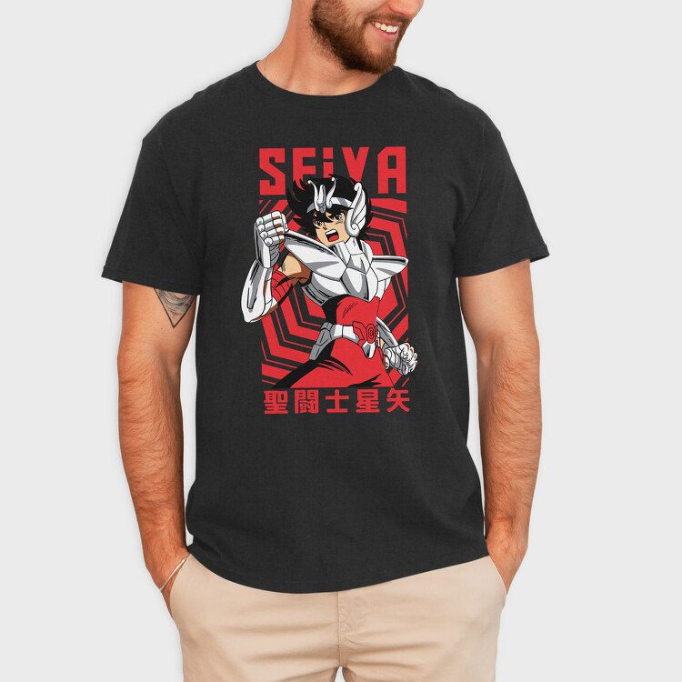 Seiya Warrior, Tricou Barbati (Unisex)