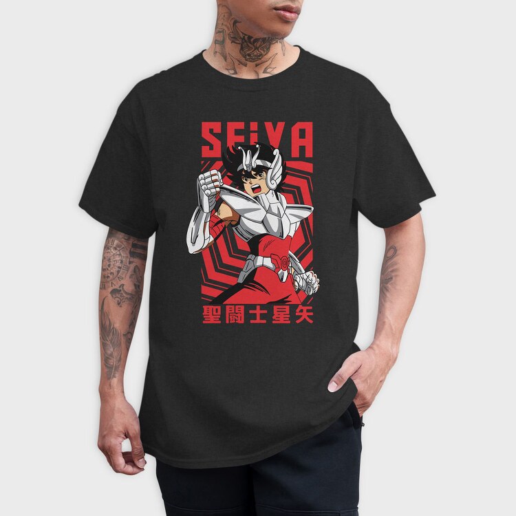 Seiya Warrior, Tricou Barbati (Unisex)