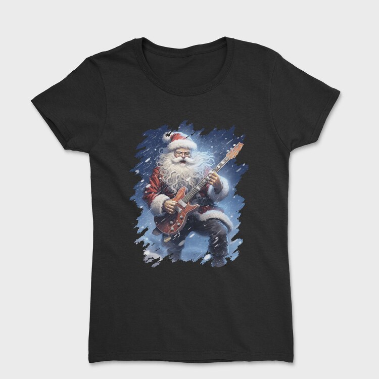 Santa Claus Rocking, Tricou Femei