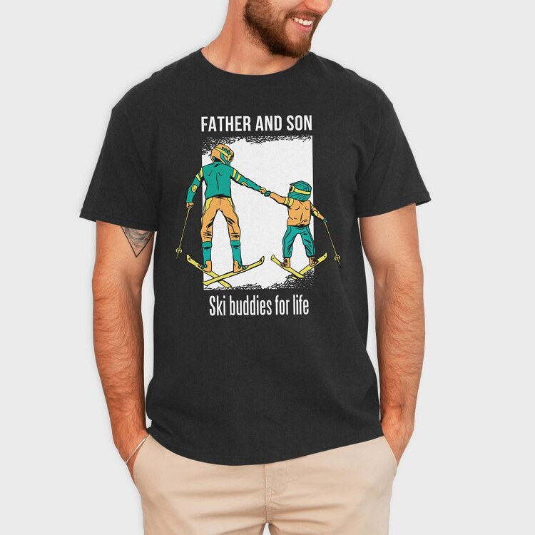 Father Son, Tricou Barbati (Unisex)
