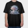 Ice Mushroom Frost, Tricou Oversize Barbati (Unisex)