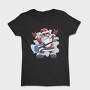 Santa Claus Rocker, Tricou Femei