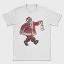 Santa Walking, Tricou Barbati (Unisex)