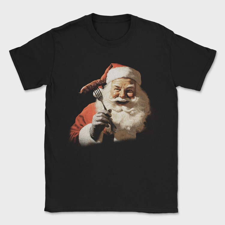 Santa Funny, Tricou Barbati (Unisex)
