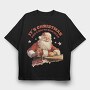 Santa Claus, Tricou Oversize Barbati (Unisex)