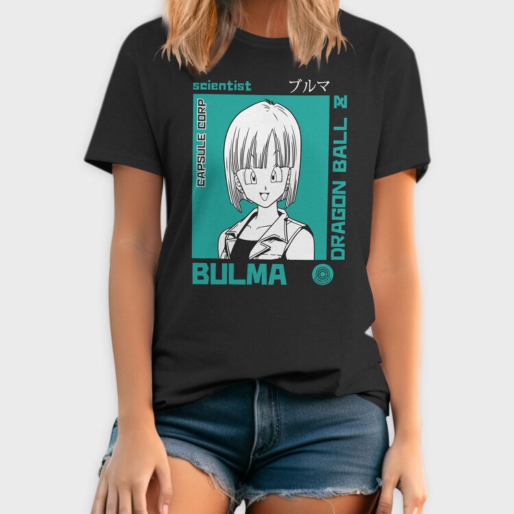 Dragon Ball Bulma Scientist, Tricou Barbati (Unisex)