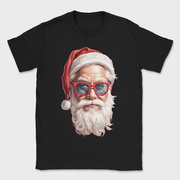Santa Claus Detail Face, Tricou Barbati (Unisex)