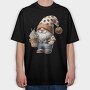 Iced Coffee Gnome, Tricou Oversize Barbati (Unisex)