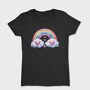 Kawaii Rainbow Heart, Tricou Femei
