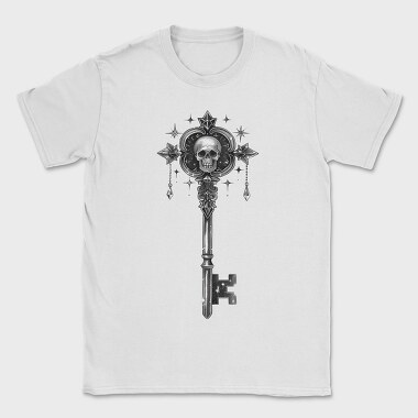 Key Skull Stars, Tricou Barbati (Unisex)