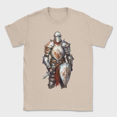 Knight Armor Silver, Tricou Barbati (Unisex)