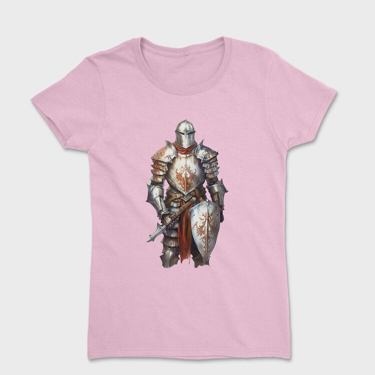 Knight Armor Silver, Tricou Femei