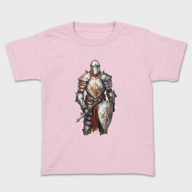 Knight Armor Silver, Tricou Copii