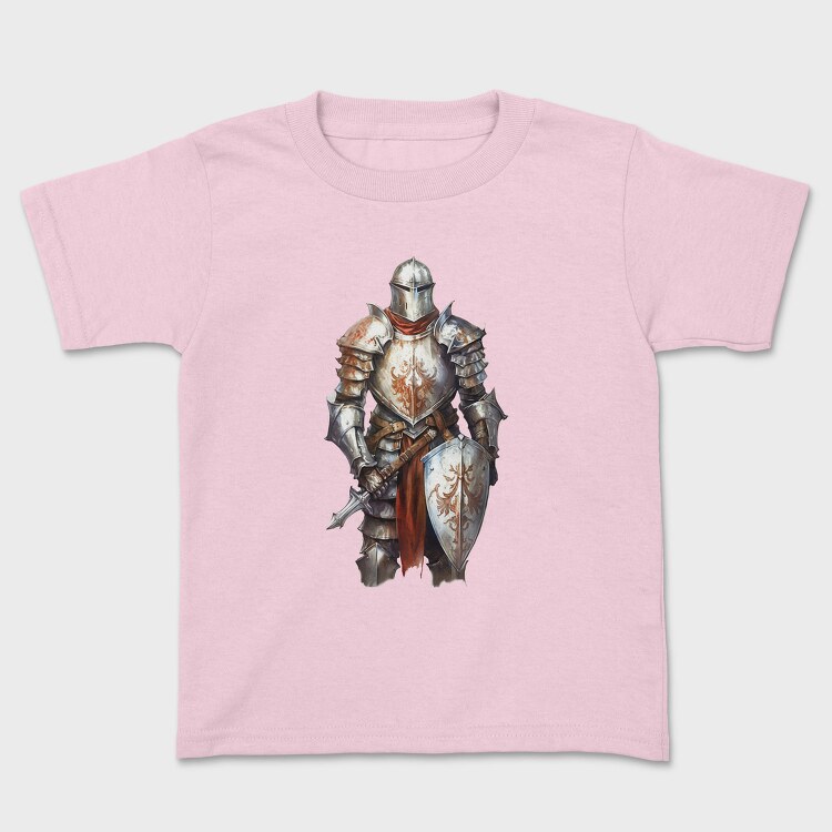 Knight Armor Silver, Tricou Copii