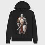 Knight Armor Silver, Hanorac Oversize Barbati (Unisex)