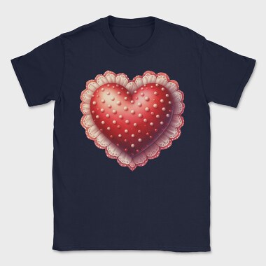 Lacy Hearts Sublimation, Tricou Barbati (Unisex)