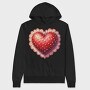 Lacy Hearts Sublimation, Hanorac Oversize Barbati (Unisex)