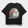 Ladybug Flower Girl, Tricou Oversize Barbati (Unisex)
