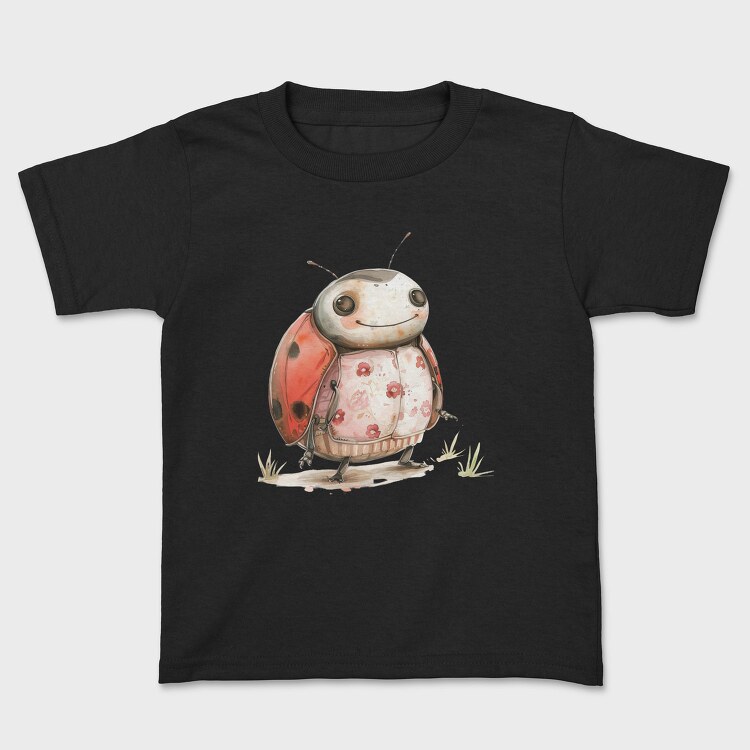 Ladybug Smile Clipart, Tricou Copii
