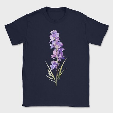 Larkspur Flower 01, Tricou Barbati (Unisex)