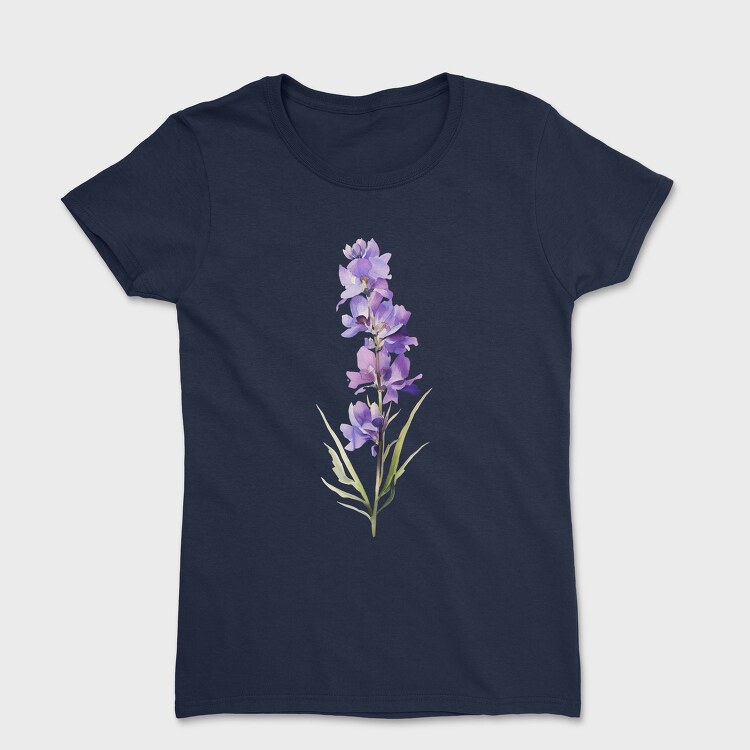 Larkspur Flower 01, Tricou Femei