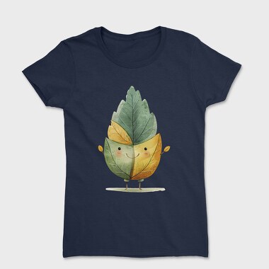 Leaf Character Clipart, Tricou Femei