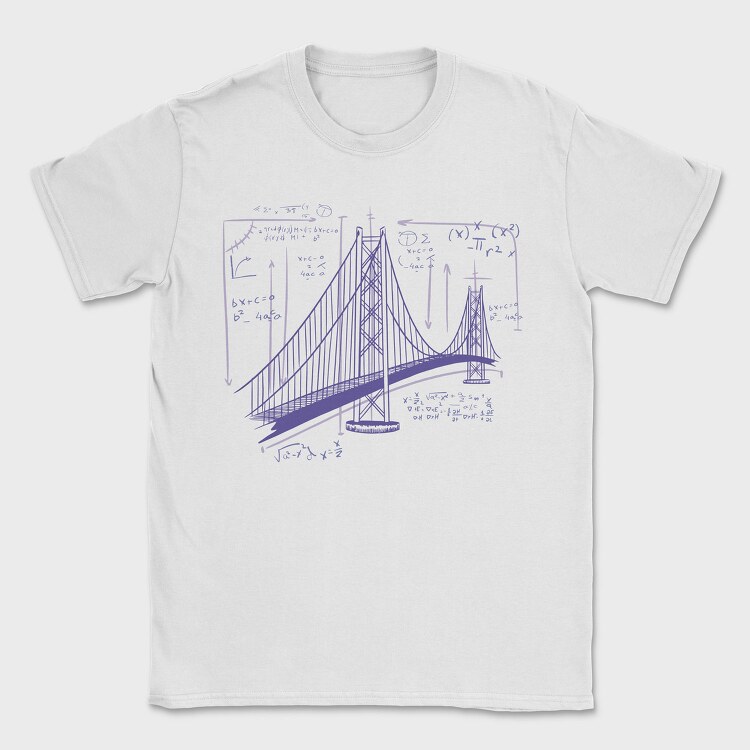 San Francisco Bridge, Tricou Barbati (Unisex)