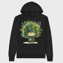 Leaf Hat Gnome, Hanorac Oversize Barbati (Unisex)