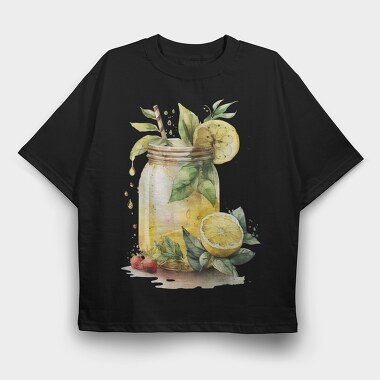 Lemonade Leaves Lemon, Tricou Oversize Barbati (Unisex)