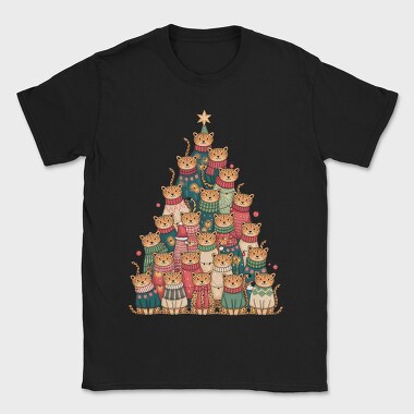 Leopard Christmas Tree, Tricou Barbati (Unisex)