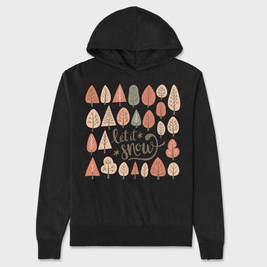 Let It Snow, Hanorac Oversize Barbati (Unisex)
