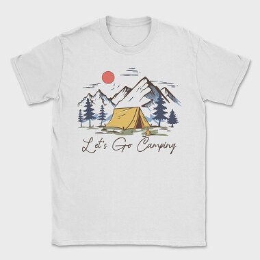 Let S Go Camping, Tricou Barbati (Unisex)