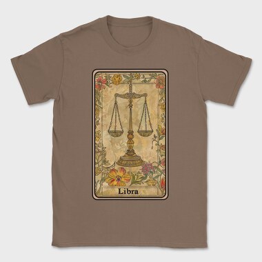 Libra Scales Flowers, Tricou Barbati (Unisex)