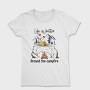 Life Is Better Camping Bear Campfire, Tricou Femei