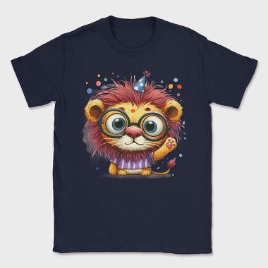 Lion Glasses Party, Tricou Barbati (Unisex)