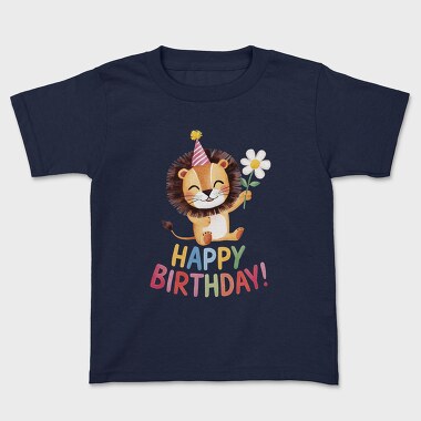 Lion Party Flower, Tricou Copii