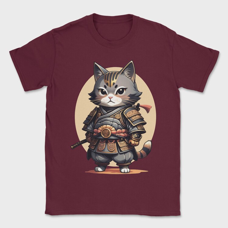 Samuraicat, Tricou Barbati (Unisex)