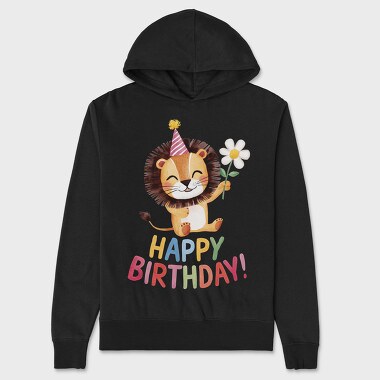 Lion Party Flower, Hanorac Oversize Barbati (Unisex)