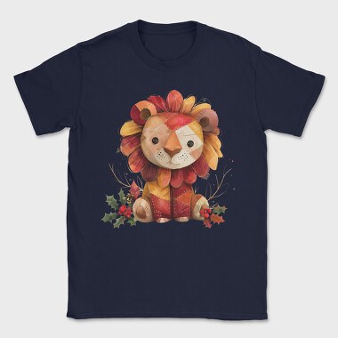 Lion Patchwork Christmas, Tricou Barbati (Unisex)