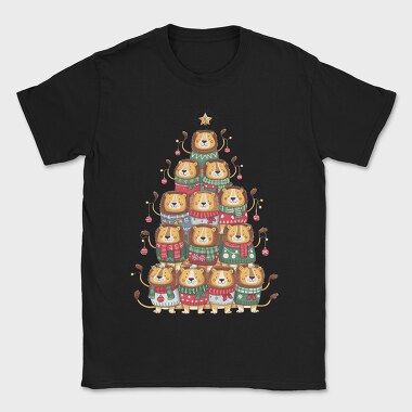 Lions Christmas Tree, Tricou Barbati (Unisex)