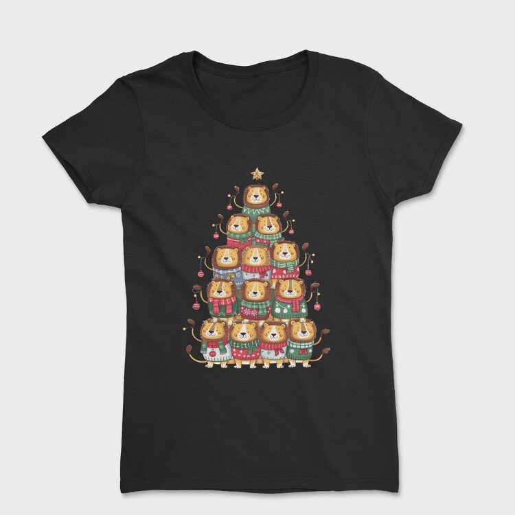 Lions Christmas Tree, Tricou Femei