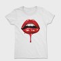 Lips Blood Drip, Tricou Femei