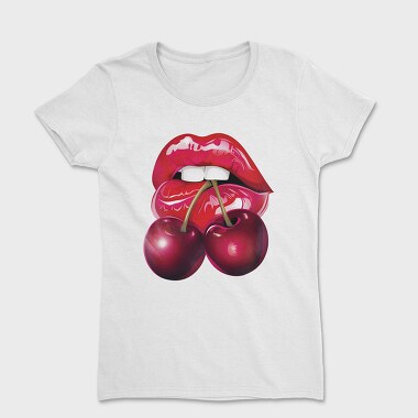 Lips Cherries Bite, Tricou Femei