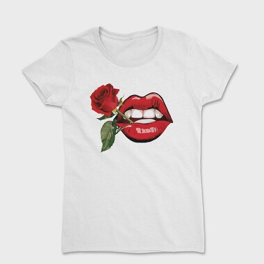 Lips Rose Bite, Tricou Femei