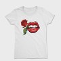 Lips Rose Bite, Tricou Femei